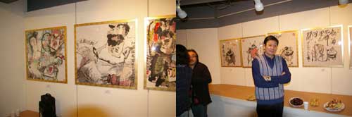 日中漫画交流展 写真4